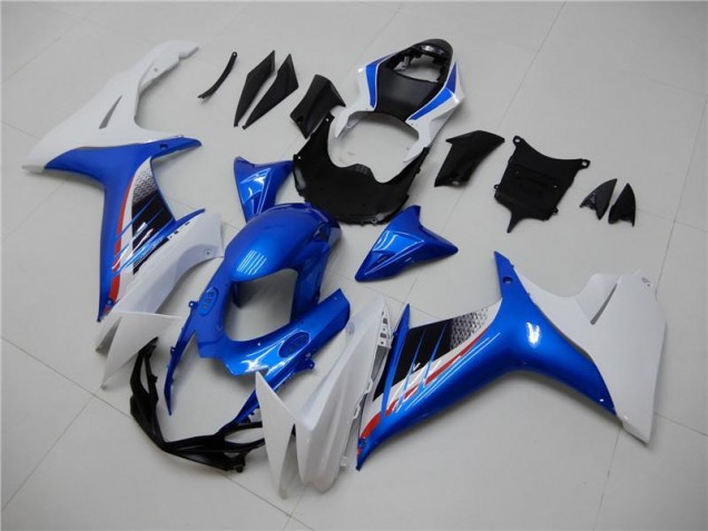 Billigste Blau Weiß Suzuki GSXR 600 / 750 K11 2011-2024 Verkleidungen Billigste Blau Weiß Suzuki GSXR 600 / 750 K11 2011-2024 Verkleidungen