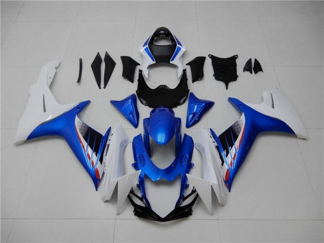 Billigste Blau Weiß Suzuki GSXR 600 / 750 K11 2011-2024 Verkleidungen Billigste Blau Weiß Suzuki GSXR 600 / 750 K11 2011-2024 Verkleidungen