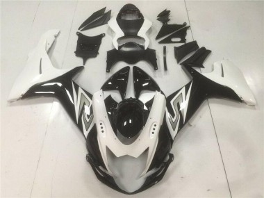 Billigste Schwarz Weiß Suzuki GSXR 600 / 750 K11 2011-2024 Vollverkleidung