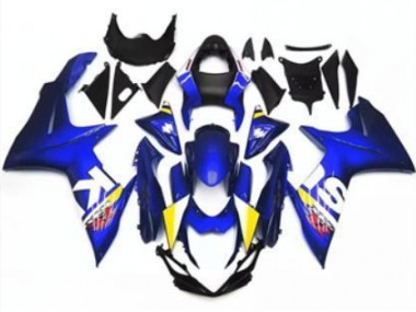 Billigste Blau Weiß Suzuki GSXR 600 / 750 K11 2011-2024 Verkleidungen & Plastik