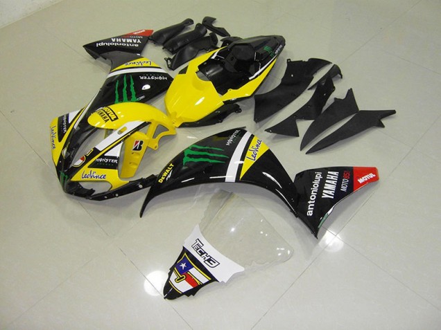Billigste Gelb Monster Yamaha R1 2012-2014 Verkleidungen Billigste Gelb Monster Yamaha R1 2012-2014 Verkleidungen