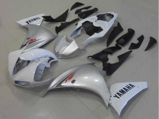 Billigste Weiß Silber Yamaha R1 2012-2014 Verkleidungen Billigste Weiß Silber Yamaha R1 2012-2014 Verkleidungen