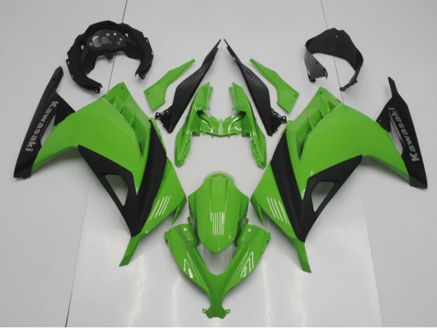 Billigste OEM Stil Grün Kawasaki ZX 300R 2013-2016 Verkleidungen Billigste OEM Stil Grün Kawasaki ZX 300R 2013-2016 Verkleidungen