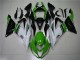Billigste Grün Weiß Schwarz Kawasaki ZX6R 2013-2018 Verkleidungen