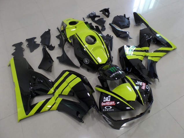 Billigste Grün Schwarz Honda CBR 600 RR 2013-2023 Verkleidungen