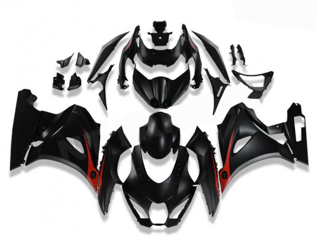 Billigste Schwarz Rot Suzuki GSXR 1000 2017-2023 Verkleidungen Billigste Schwarz Rot Suzuki GSXR 1000 2017-2023 Verkleidungen
