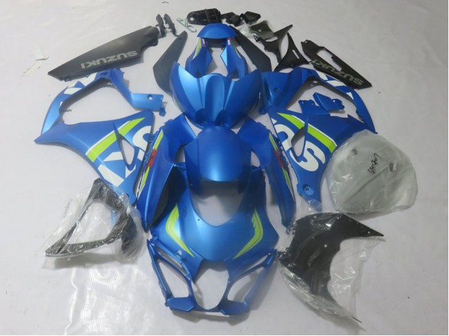 Billigste Blau Limette Suzuki GSXR 1000 2017-2023 Verkleidungen Billigste Blau Limette Suzuki GSXR 1000 2017-2023 Verkleidungen