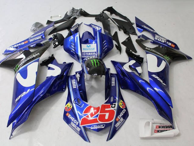 Billigste Movistar Yamaha R6 2017-2023 Verkleidungen