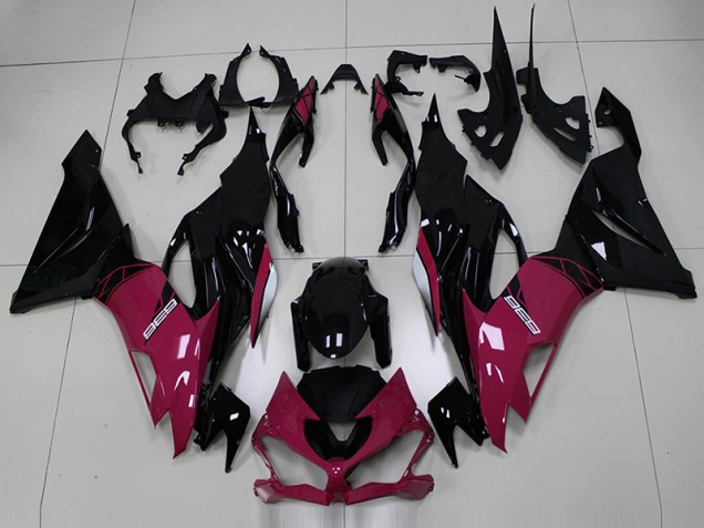 Billigste Rosa Schwarz Kawasaki ZX6R 2019-2023 Verkleidungen Billigste Rosa Schwarz Kawasaki ZX6R 2019-2023 Verkleidungen